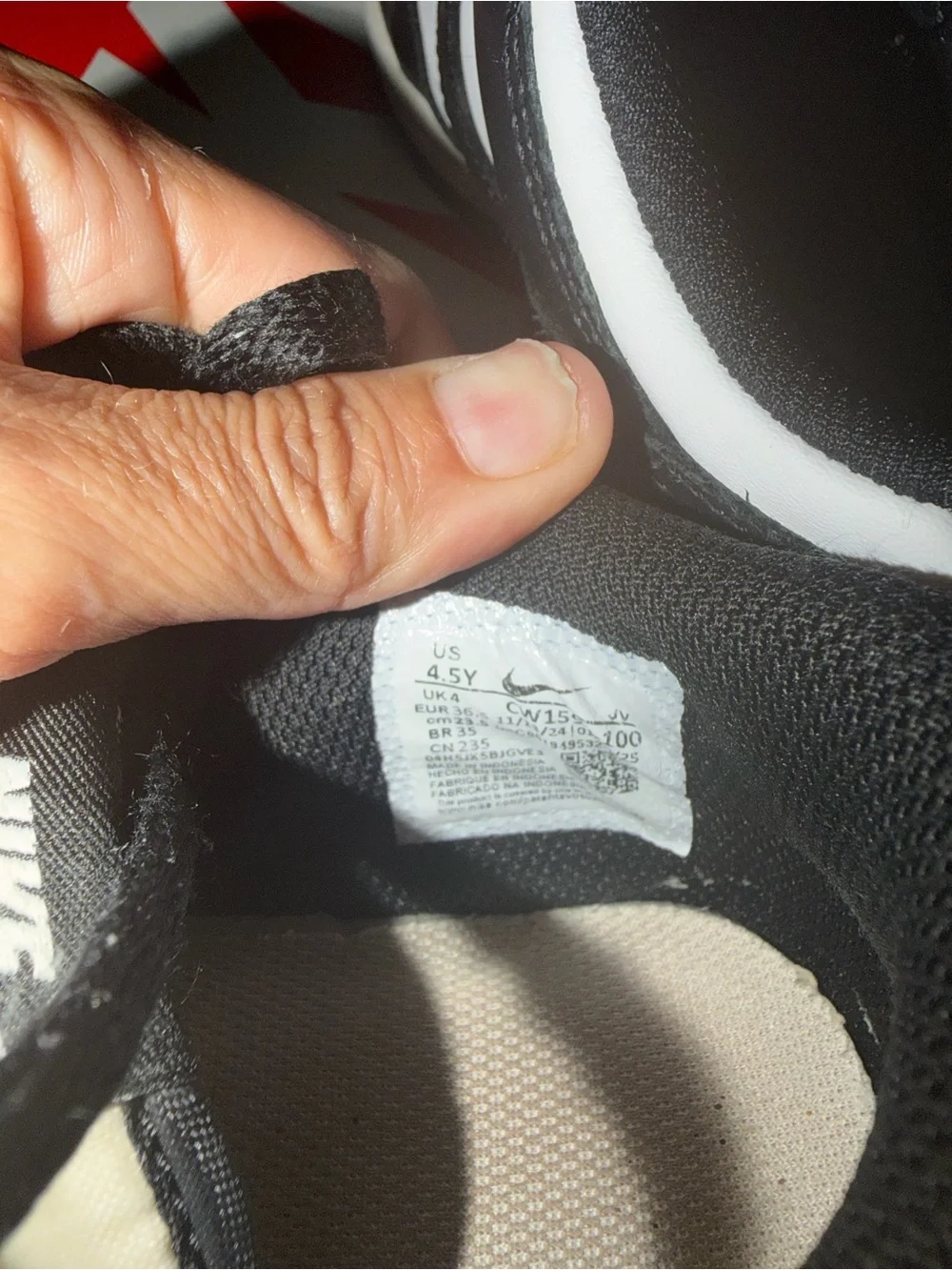 Nike Men’s Black and White Low-Top Sneakers — Classic Contrast